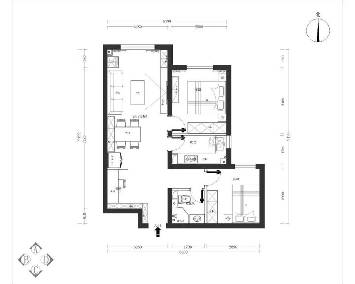 80㎡的兩室一廳怎么設(shè)計？不如看看這兩套徐建平的作品！