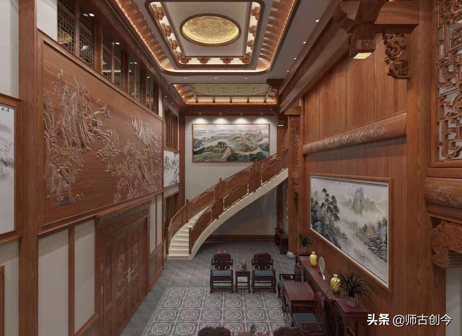 中式古典紅木裝修，營造出經(jīng)典舒適的居住空間