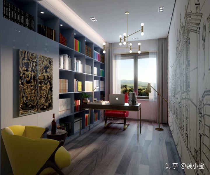 這五款書房裝修設(shè)計(jì)的風(fēng)格，每一款都能找到一種靈感