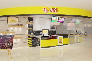 鄭州陛夏奶茶店裝修效果圖,鄭州奶茶店設(shè)計(jì)公司，鄭州奶茶店設(shè)計(jì)案例
